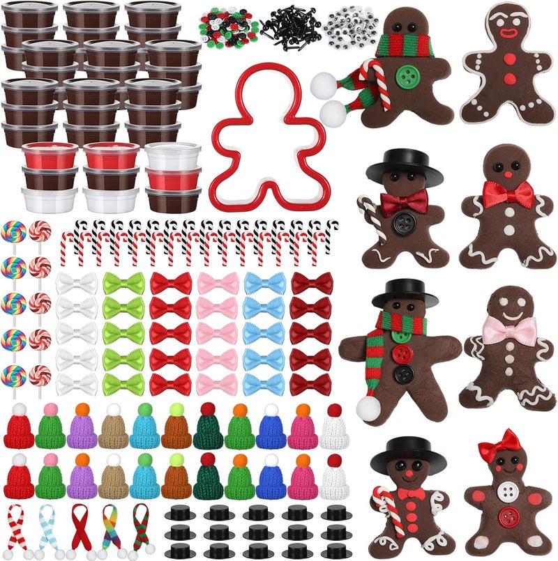 Arrowbash 412 Pcs Christmas Gingerbread Man DIY Crafts Kit - Image 1